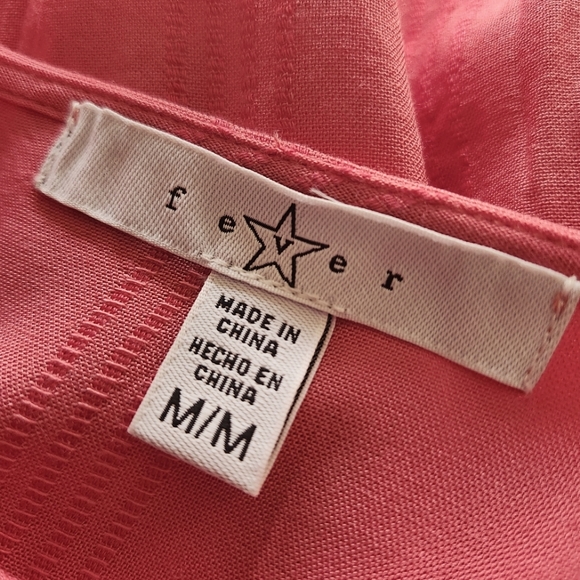 Fever Coral Peasant Blouse - Picture 2 of 13